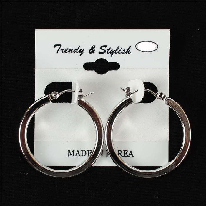 20 MM Metal Hoop Earring