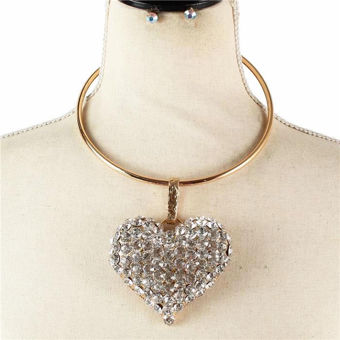 Fashion Charm Choker Set