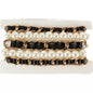 5 Layerds Pearl Stretch Bracelet