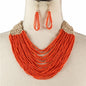 Fashion Bead Multilayereds Necklace Set