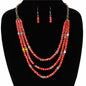 Fashion Bead Multilayereds Necklace Set