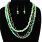 Fashion Bead Multilayereds Necklace Set