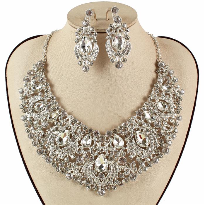 Crystal Evening Necklace Set