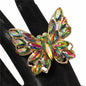 Fashion Crystal Butterfly  Ring