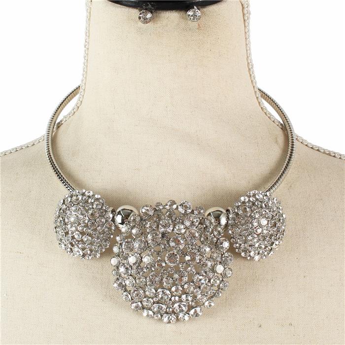 Fashion Crystal Choker Set