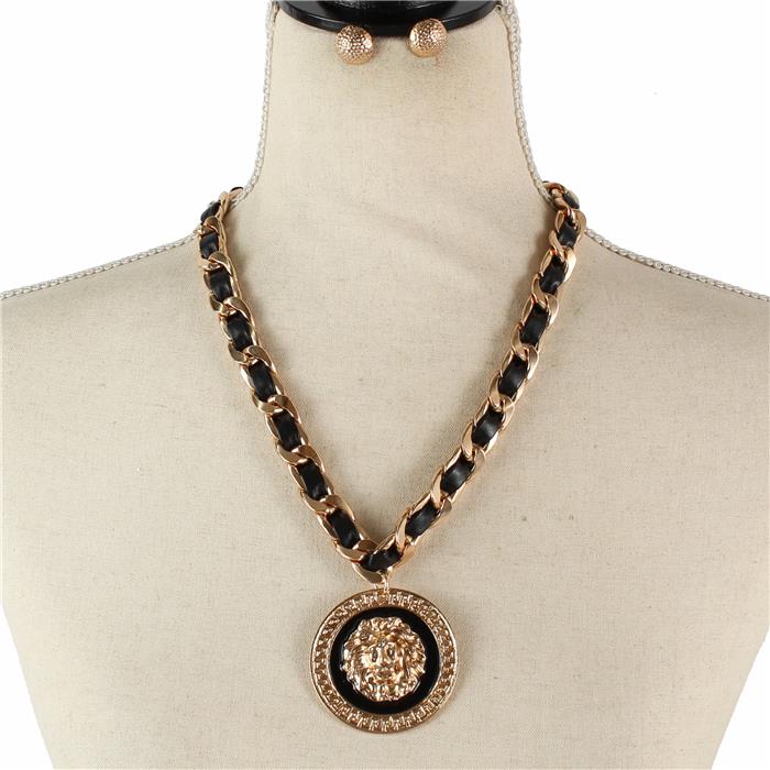 Fashion Lion Chain Necklace Set