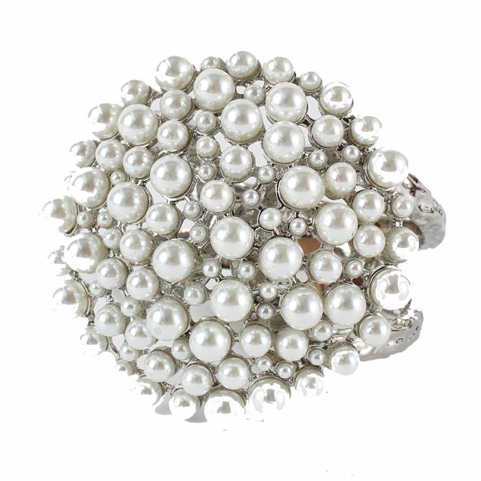 Fashion Pearl Cuff Bangle