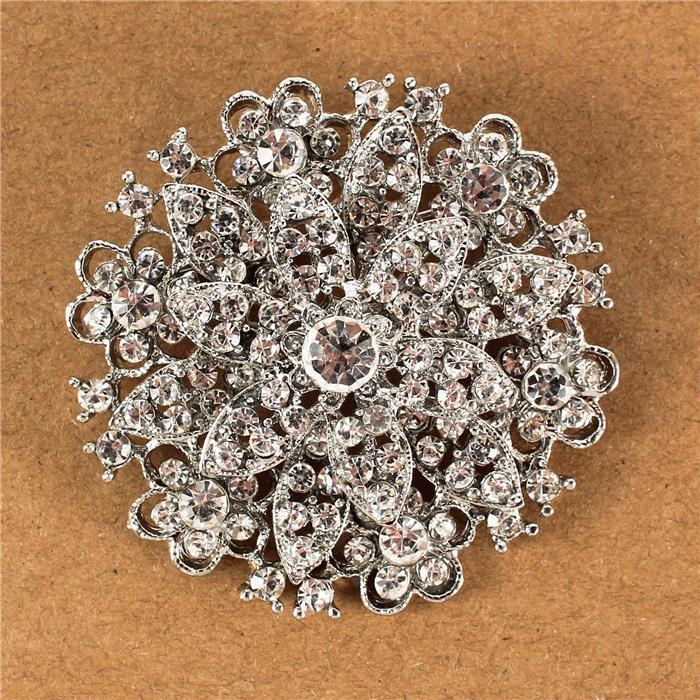 Crystal Brooch