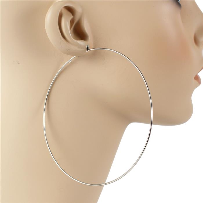 100MM Thin Hoop Earring