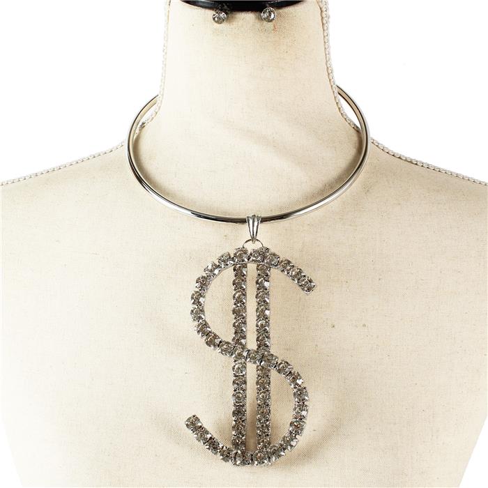 Fashion $ Charm  Choker Set