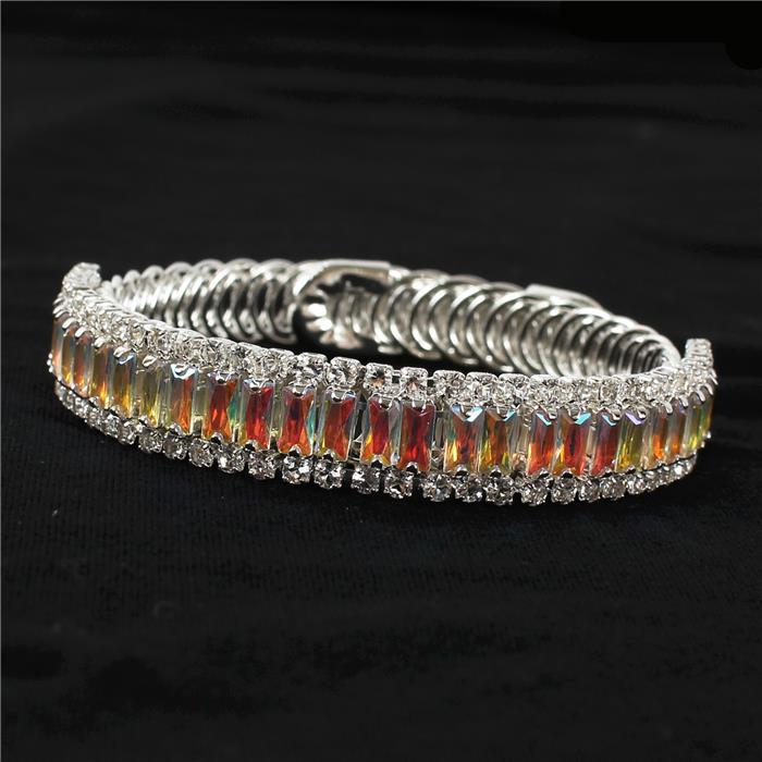 Rhinestones Cuff Bangle