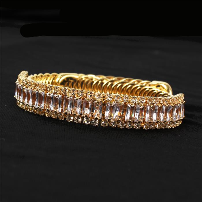 Rhinestones Cuff Bangle