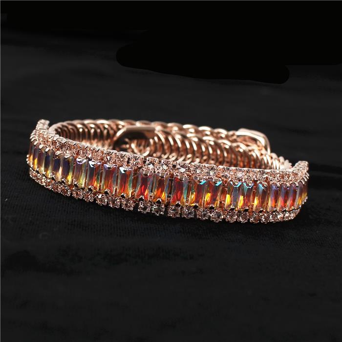 Rhinestones Cuff Bangle