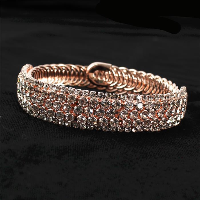 Rhinestones Cuff Bangle