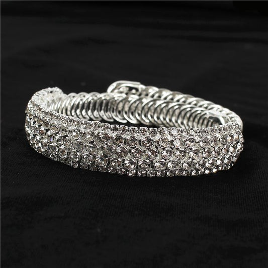 Rhinestones Cuff Bangle