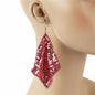 Metal Mesh Dangle Earring