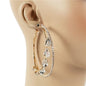 Crystal Hoop Earring