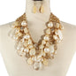 Fashion Pearl Chunky Necklace Set