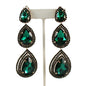 Clip On Crystal Chandelier Earring