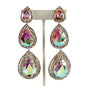 Clip On Crystal Chandelier Earring