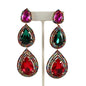 Clip On Crystal Chandelier Earring