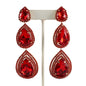 Clip On Crystal Chandelier Earring