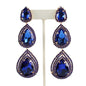 Clip On Crystal Chandelier Earring