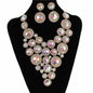 Crystal Chunky Necklace Set