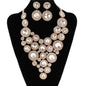 Crystal Chunky Necklace Set