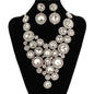 Crystal Chunky Necklace Set