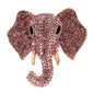 Crystal Elephant Brooch