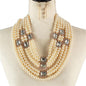 Chunky Pearl Necklace Set