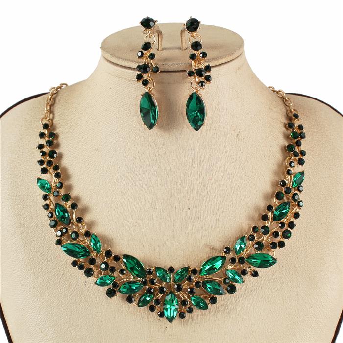 Crystal Evening Necklace Set