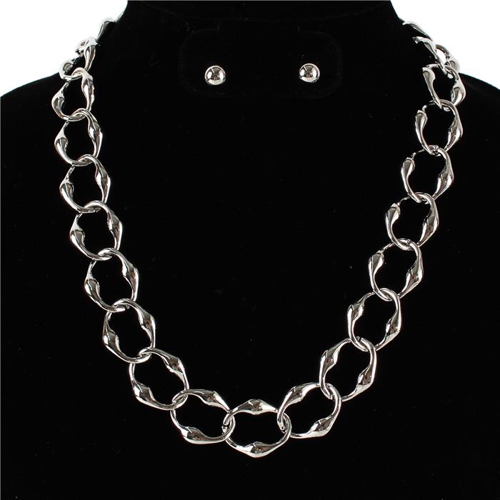 Fashion Link Necklace Set