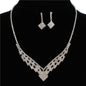 Rhinestone Necklace Set