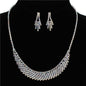 Rhinestone Necklace Set