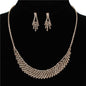 Rhinestone Necklace Set