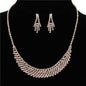 Rhinestone Necklace Set