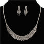 Rhinestone Necklace Set