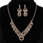 Rhinestone Necklace Set