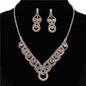 Rhinestone Necklace Set