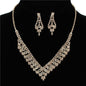 Rhinestone Necklace Set