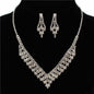 Rhinestone Necklace Set