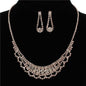 Rhinestone Necklace Set