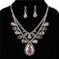 Rhinestone Necklace Set