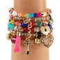 Bead Multilayereds Stretch Bracelet