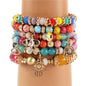 Bead Multilayereds Stretch Bracelet