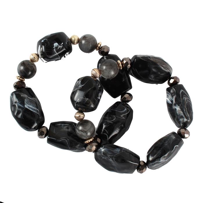 Fashion Semi Stone Stretch Bracelet