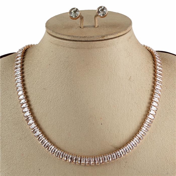 16  Cubic Zirconia Necklace Set