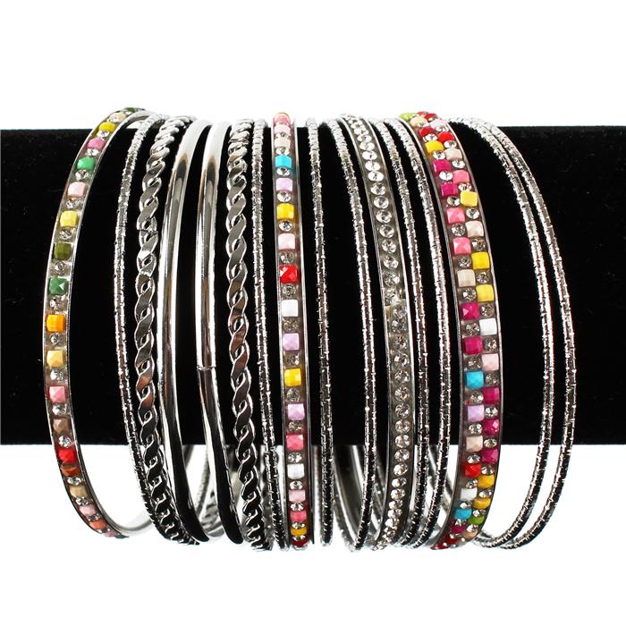 Metal Multilayered Bangle